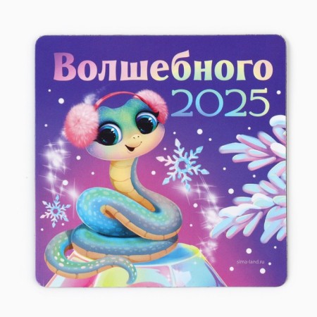 Магнит "Волшебного 2025", 8 х 8 см-1