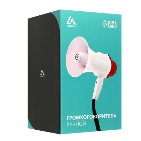 Megaphone manual RAD-01, 15 W, range up to 200 m, recording 10 sec, 3 modes white-7