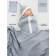 Lightning diaper with a hat with a hat Nature Essence, height 68-74 cm, color gray color