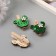 Decor for creativity wood "Procher. Cactus with flower" sequin set 3 pcs 1.5x4.8 cm