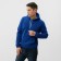 Male sweatshirt is laid down, the color is blue, size 50
