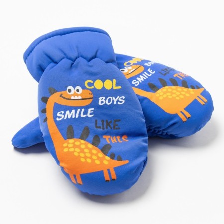 Baby mittens, blue color, size 16 (8-10 years)