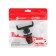 Phone holder to a deflector, sliding 6-9 cm, black