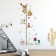 Sticker plastic interior color Rostomer "Beasts on a tree" set 2 sheets 45x30 cm