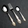 A set of cutlery "Troika", 18 objects, thickness 2 mm, local nitride-titanium coating