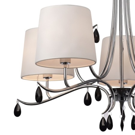 Suspended chandelier Mantra Andrea, E14, 5x20W, 510 mm, color chromium-2