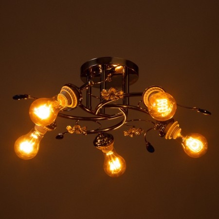 Vivian chandelier BP 5x40W E27 Chrome Model: 2612358-2