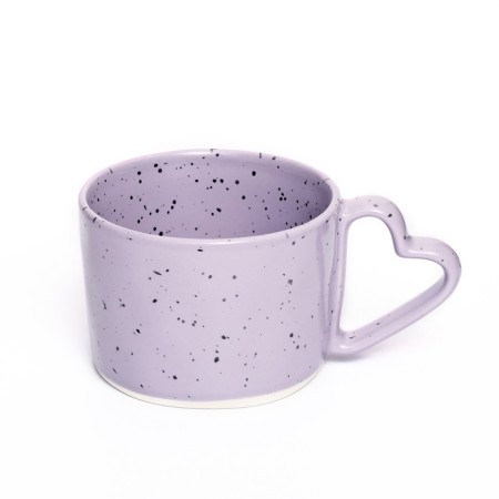 Ceramic Ceramic Muging Attention to Best Girlfriend, 280 ml, purple-2