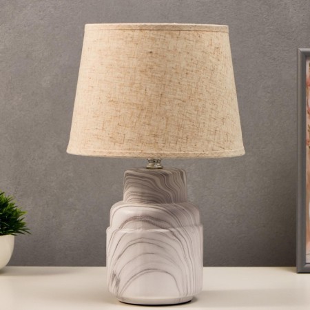 Table lamp 16174/1 E14 40W white 22x22x36 cm Risalux