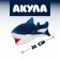 Soft toy "Shark", 36 cm, Blochei, Mix Colors