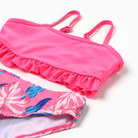 Separate swimsuit for girls, pink color, height 110-116 cm-1