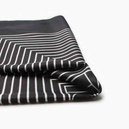 Women's scarf Minaku "Diagonal" Color Black, rr 70*70 cm-1