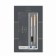 Set Parker Jotter Core FK691 Stainess Steel GT handle Pit + Ballic handle, stainless steel case