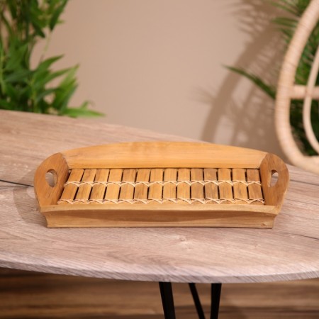 Bamboo tray 35x25x5 cm-3