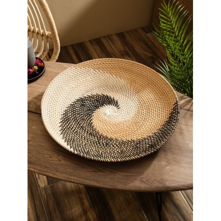 Decorative wicker rattan "Disor 2", 50x50x5 cm
