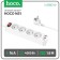 Network filter Hoco NS1, 4 outlets, 4000 W 16 A, Type-C PD 20 W, 2 USB 3 A, 1.8 m, white