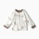 Nursery blouse, white/bears, height 80 cm