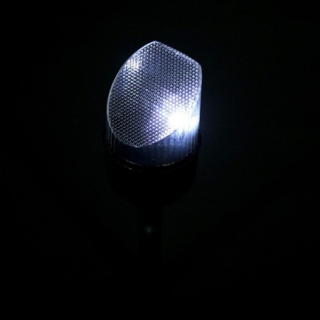 Garden lamp on the solar battery "Cylinder beveled", 7 × 36 × 7 cm, 1 led, white glow-6