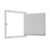 Examinated "Vento" DR2020PZ, 200 x 200 mm, with a pressure lock "Push", plastic