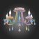 Ceiling Ceiling ST LUCE. SL1700.782.05. Fiata. 5x40 watts, E14, 58x58x45 cm, colorful color