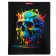 Notebook of 48 sheets in the cage "Bright Skulls", cover coated cardboard, UV-lak, mix