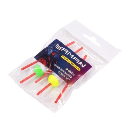 Flot Yaman "drop" through, foam, 2.1 g, color mixt. 5 pcs.-4