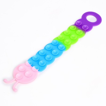 Developing toy "caterpillar" with suction cups, mix