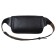 Waist bag, 2 lightning departments, adjustable belt, black color