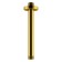 Built-in upper outline for the shower Wasserkraft A233, brass, PVD opening, glossy gold