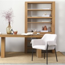 Aline chair, 550 × 700 × 830 mm, Shenill, Milk color