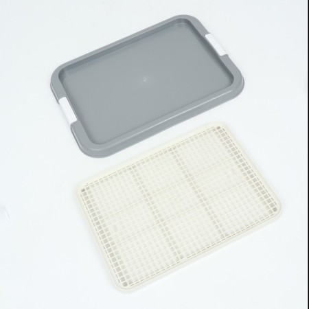 Dog toilet, 51 x 38 x 3 cm, gray-4