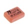 Lastik Koh-I-Noor Mondeluz 6811/80, rubber, red