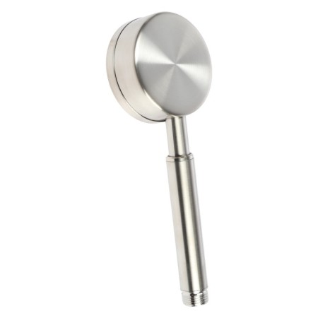 Shower watering can Zein Z059, 1 mode, d = 80 mm, microdulature, stainless steel, satin-3