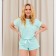 Pajama Women's KAFTAN "GOOKS", T-shirt, shorts, size 44-46