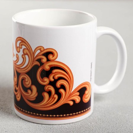 Sublimation mug "Dear Grandpa" of a monogram, 320 ml-2