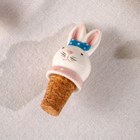 The plug for the bottle of the “Bunny with a bow”, 3.5 × 9 cm-8