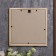 Photo frame pine c19 silver 20x20 cm (plastic screen)
