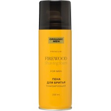 Пена для бритья Organic Men FireWood, тонизирующая, 200 мл