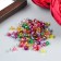 Beads for creativity plastic "Color cylindrics" set 10 grams 0.6x0.6x0.6 cm