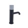 Bronze de Luxe Focus 24601BG sink mixer, pour 120 mm, brass, black/gray