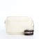 Bag Cross-Bodi with a zipper, white color