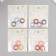 Carabiner Metal "Circle. Pearl" mix 2x2 cm