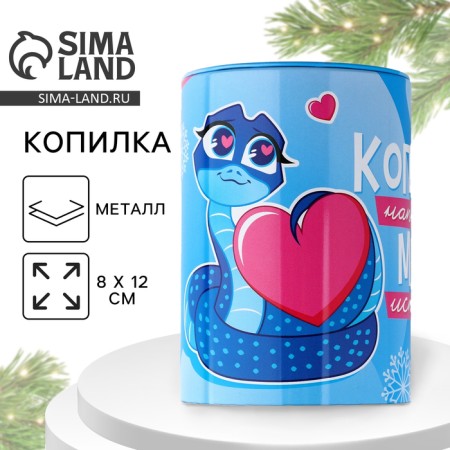 Копилка «Мечта исполнится», 8 х 12 см.