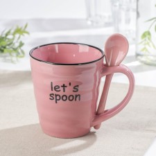 Ceramic mug with a spoonful of shade 