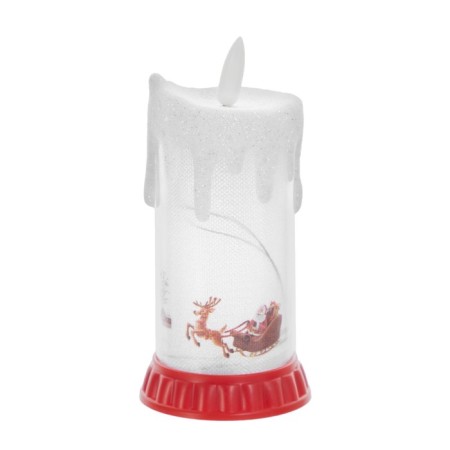 Spinker "Frosty candle" Led RGB from batteries LR44 6x6x10 cm Risalux-12