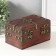 Casket chest "Adeline" red 17.5x11x9.5 cm