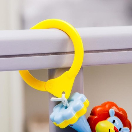 Stretching to a stroller/crib "Lion", 3 toys, color mix, crush me-3