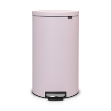 Мусорное ведро Brabantia FlatBack+, с педалью, цвет минерально-розовый, 30 л