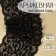 Lace elastic fabric "Patterns", 175 mm × 2.7 ± 0.5 m, black color