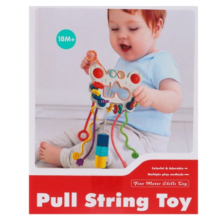 A toy developing "crab" for kids, a pulling with a sorter-13